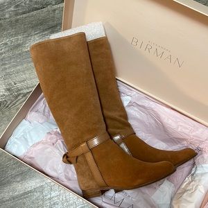 Alexandre Birman Saddlery Clarita suede boots size 37/ US 6.5